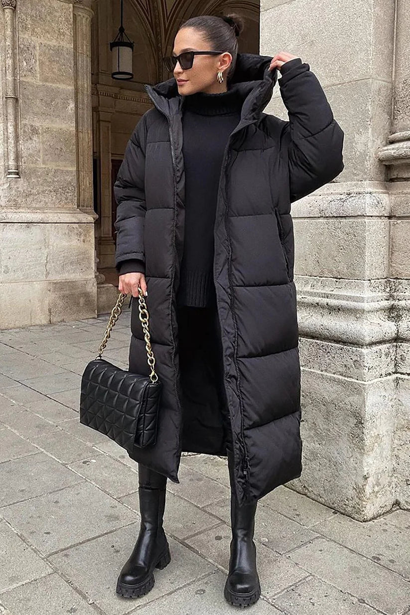 Insulated Ladies Winter Down Jacket Coat