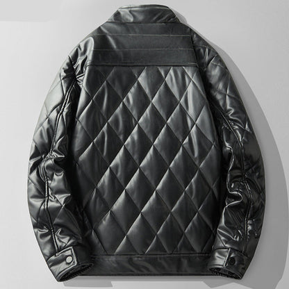 Black Faux Leather Biker Jacket