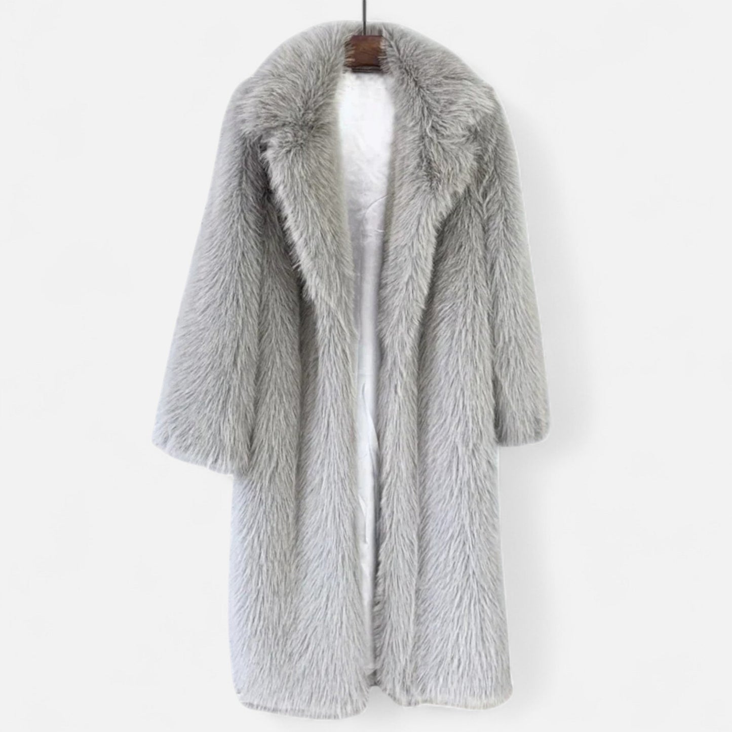 Soft Synthetic Fur Ladies Winter Parka