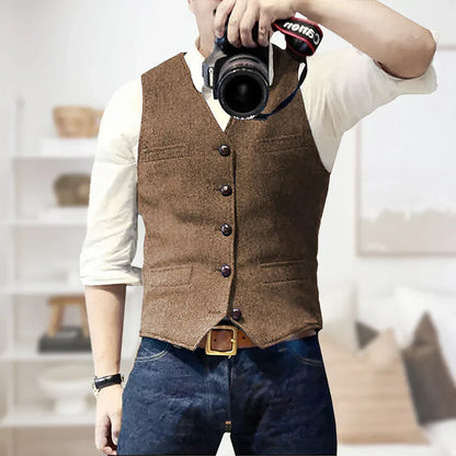 Classic Men's Tank Top Sweater