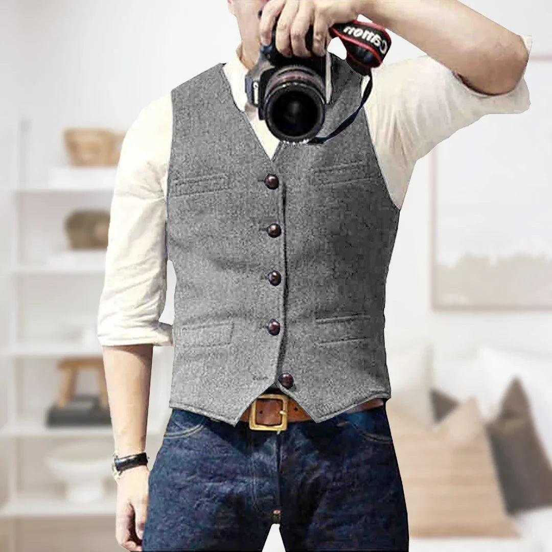 Classic Men's Tank Top Sweater