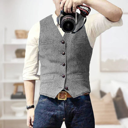 Classic Men's Tank Top Sweater
