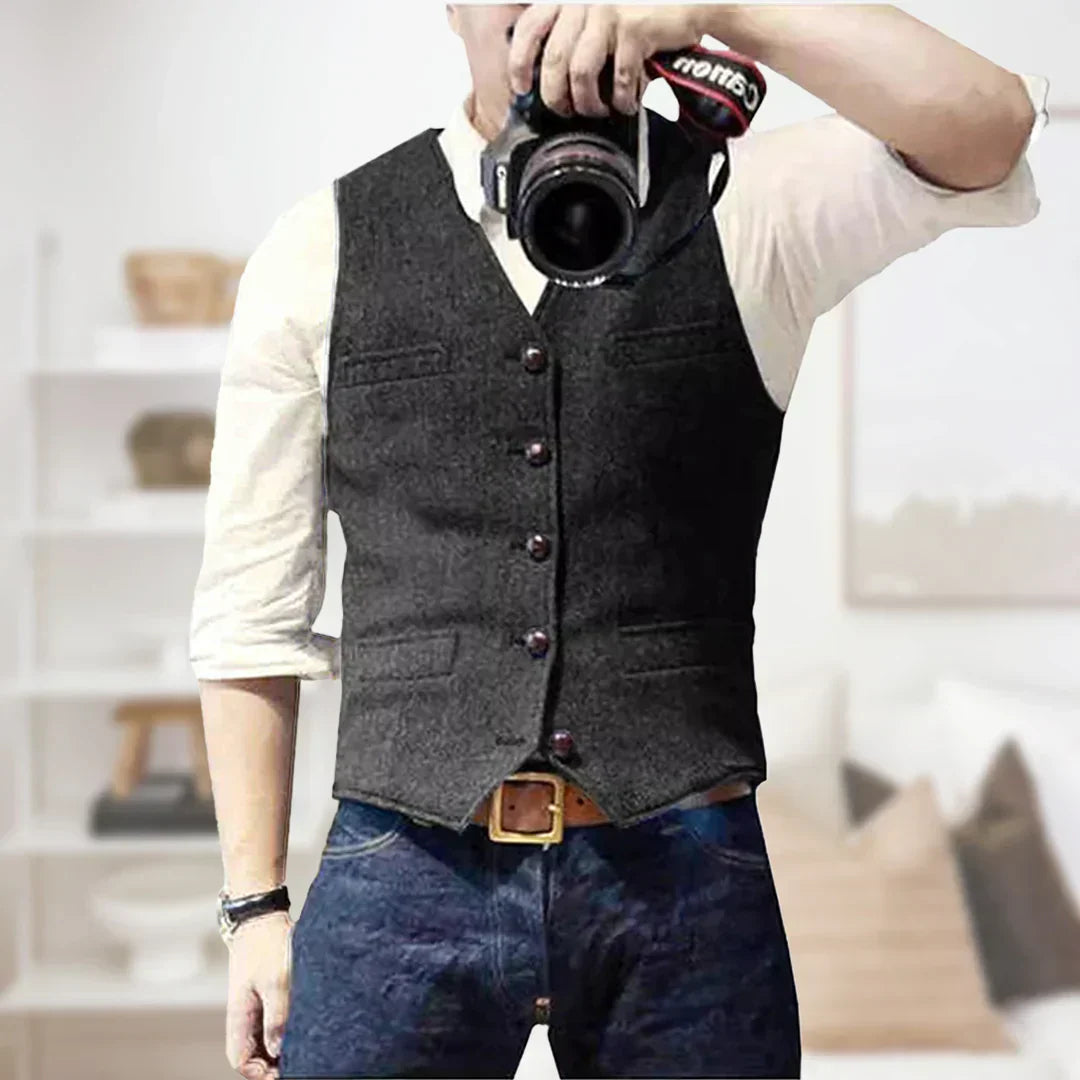Classic Men's Tank Top Sweater
