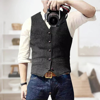 Classic Men's Tank Top Sweater