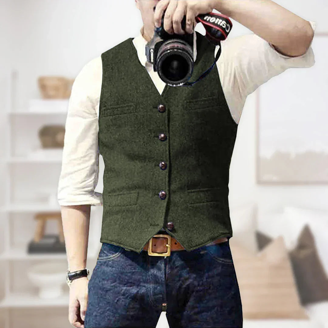 Classic Men's Tank Top Sweater