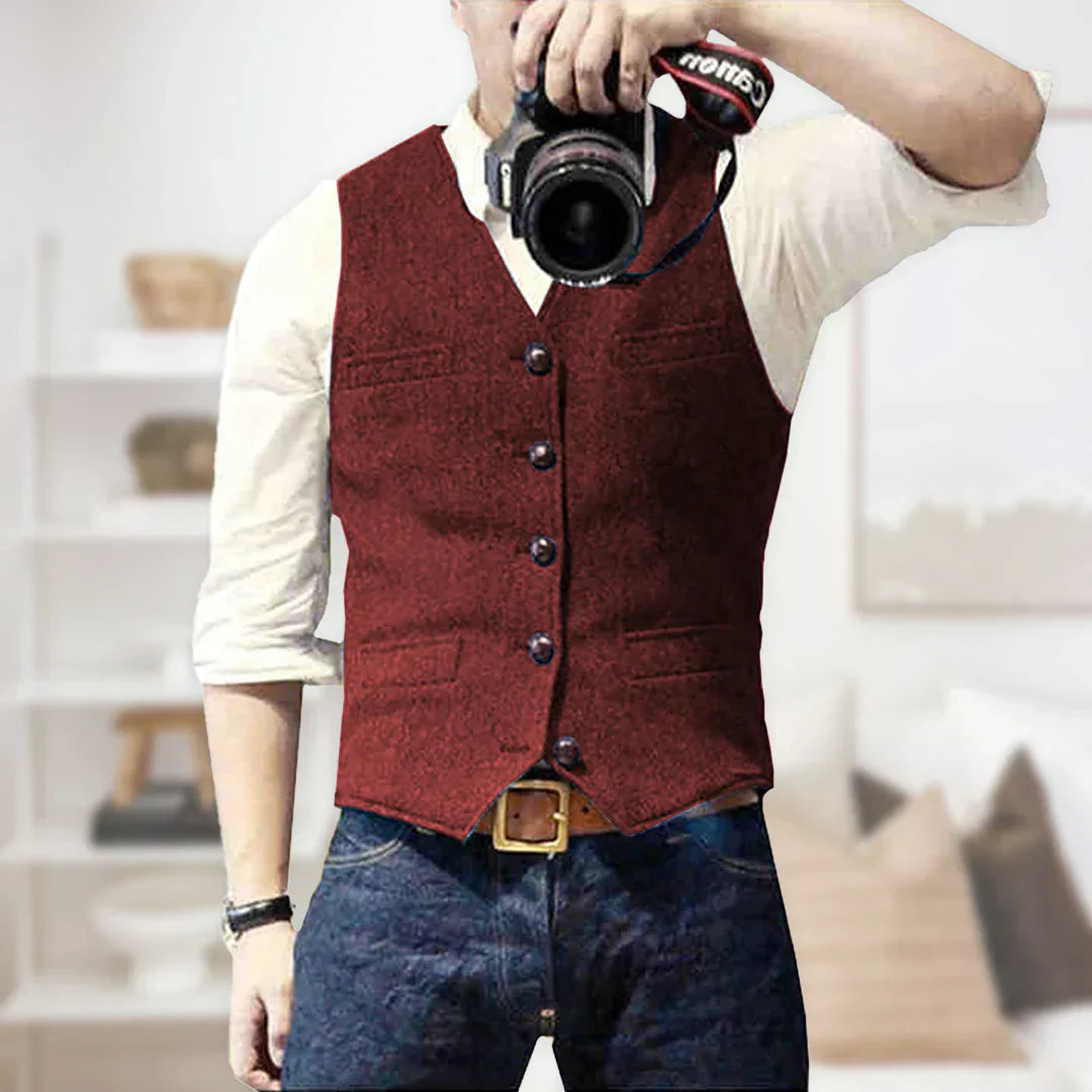 Classic Men's Tank Top Sweater