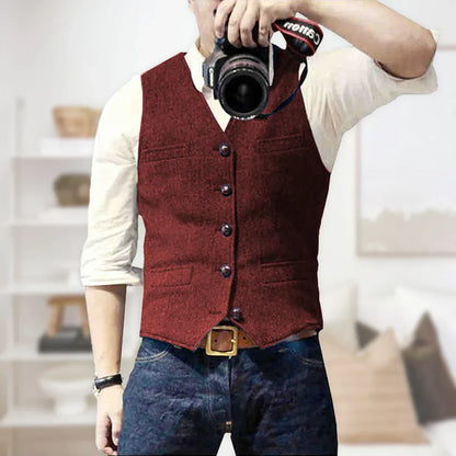 Classic Men's Tank Top Sweater