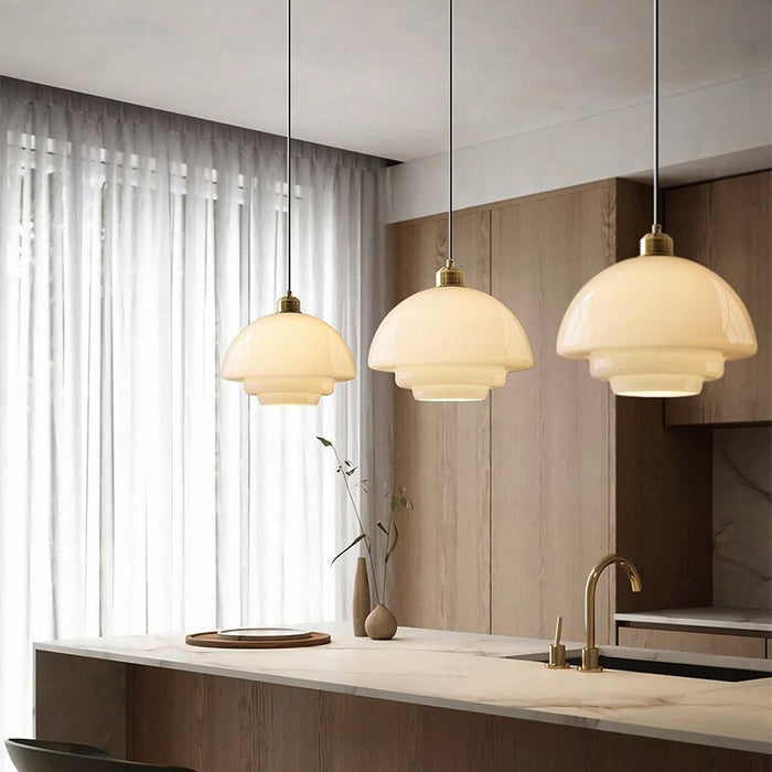 Classic Elegant Glass Hanging Light Fixture - OutfitLondon
