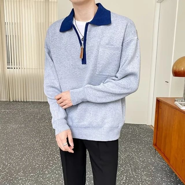 Soft Mens Fleece Half Zip Pullover - OutfitLondon