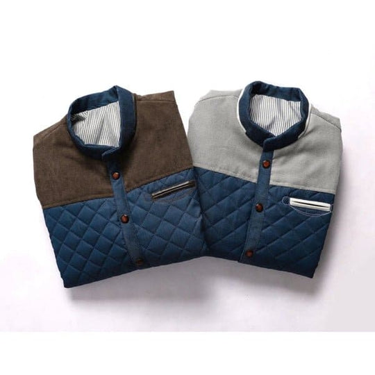 Rugged Quilted Mens Country Jacket