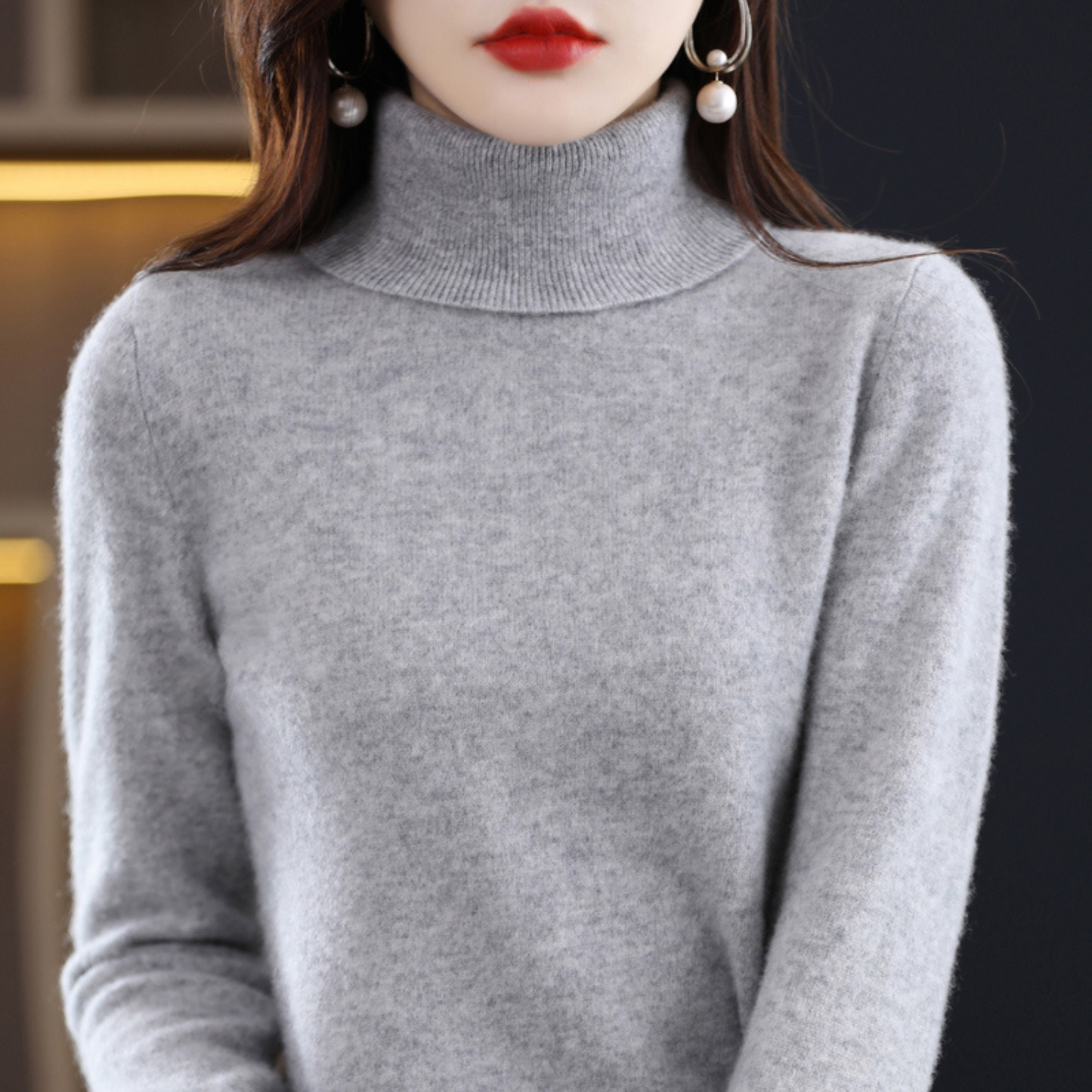 Soft Premium Women's Turtleneck Sweater