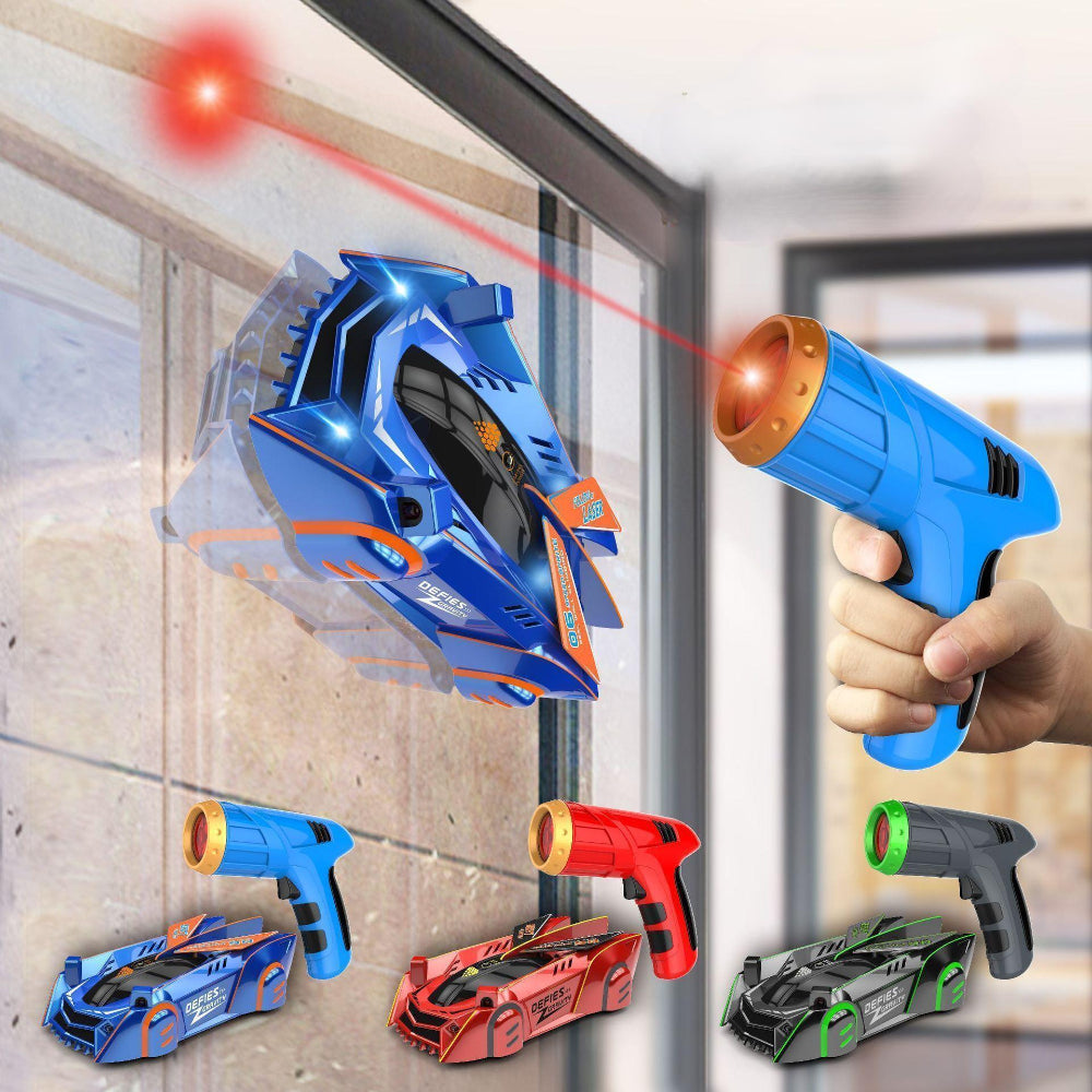 Voiture Télécommandée LED Jouet Enfant Stunt RC Mur
