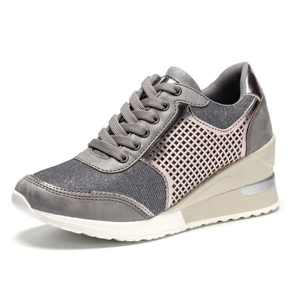 Trendy High Top Wedge Sneakers