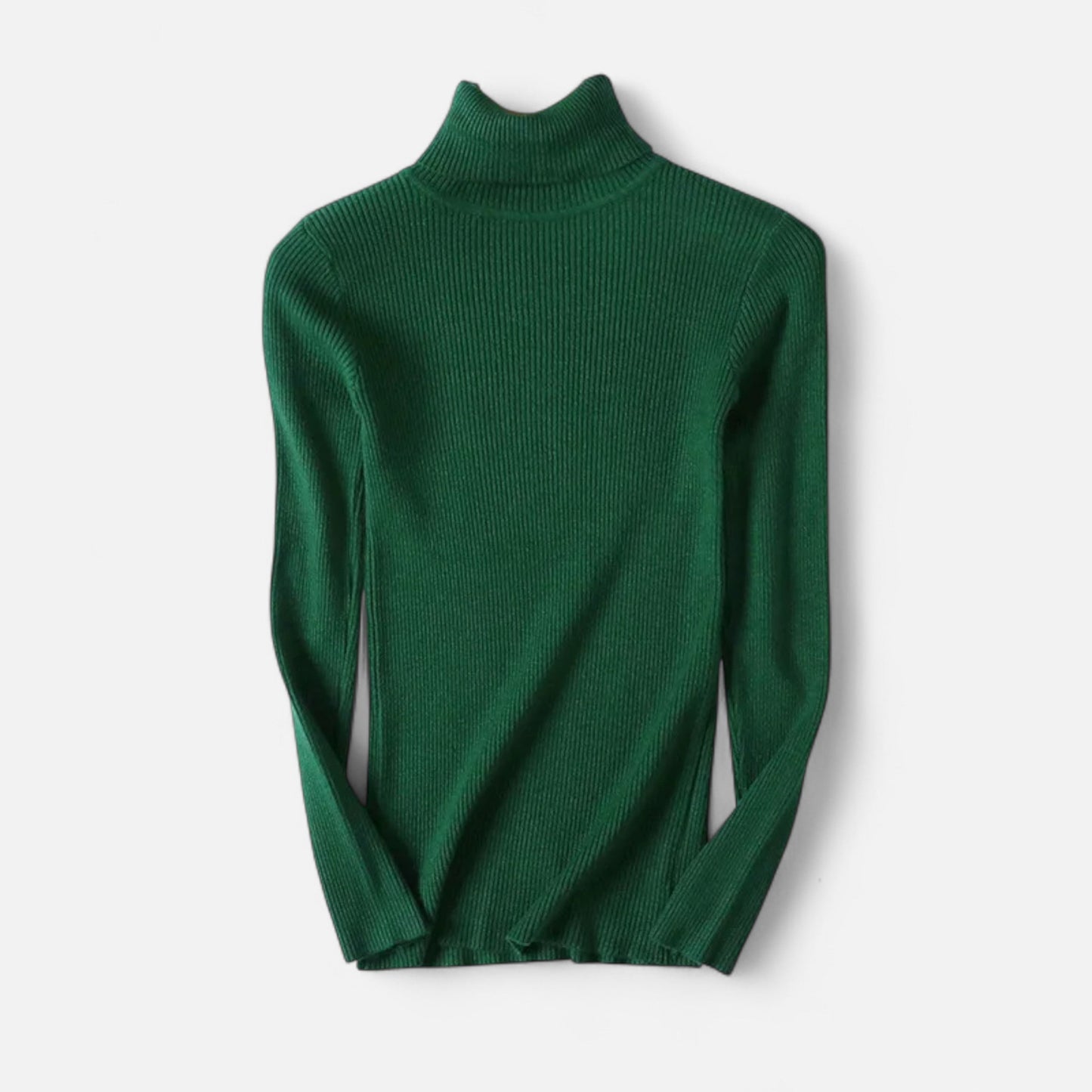 Warm Knitted Women's Turtleneck Jumper