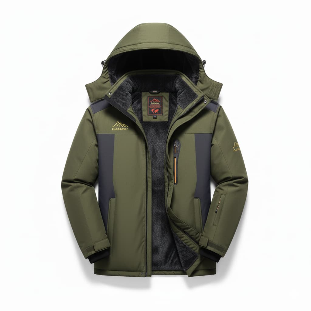 Waterproof Insulated Mens Outdoor Jacket - OutfitLondon