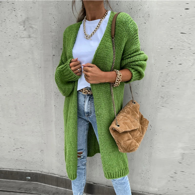 Soft Women's Cashmere Sweater Coat