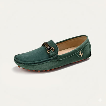 Luxury Suede Slip On Dress Loafers