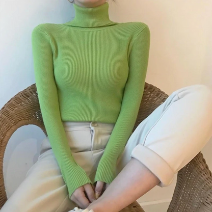 Warm Cozy Cashmere Turtleneck Sweater