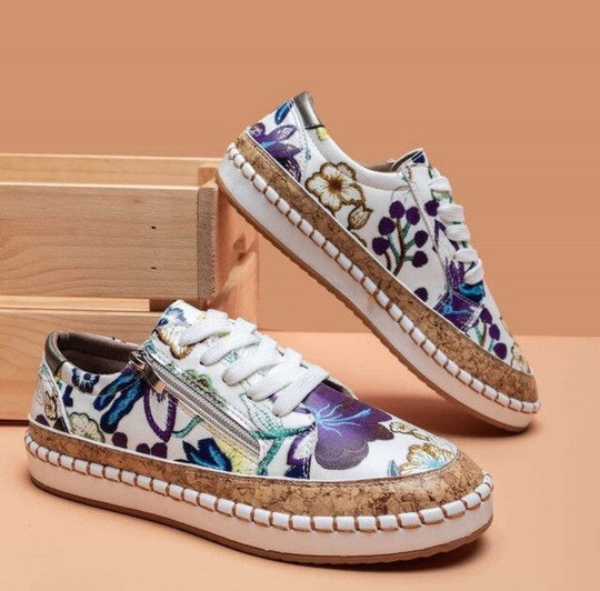 Fashionable Greek Blossom Sneakers