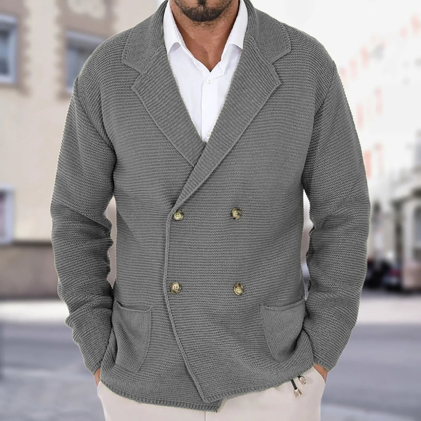 Traditional Men's Crew Neck Sweater