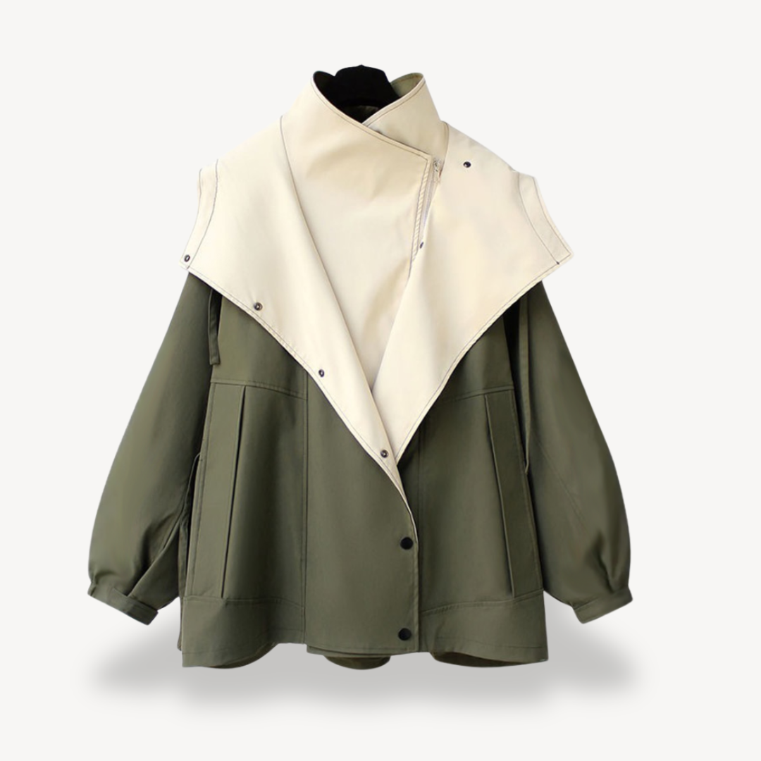 Stylish Belted Raincoat for Ladies - OutfitLondon