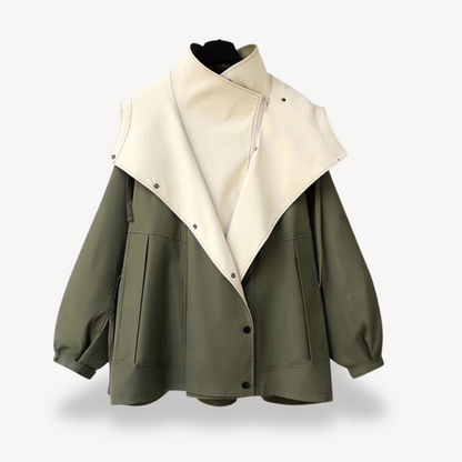 Stylish Belted Raincoat for Ladies - OutfitLondon