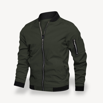 Men's Zip Up Flight Jacket