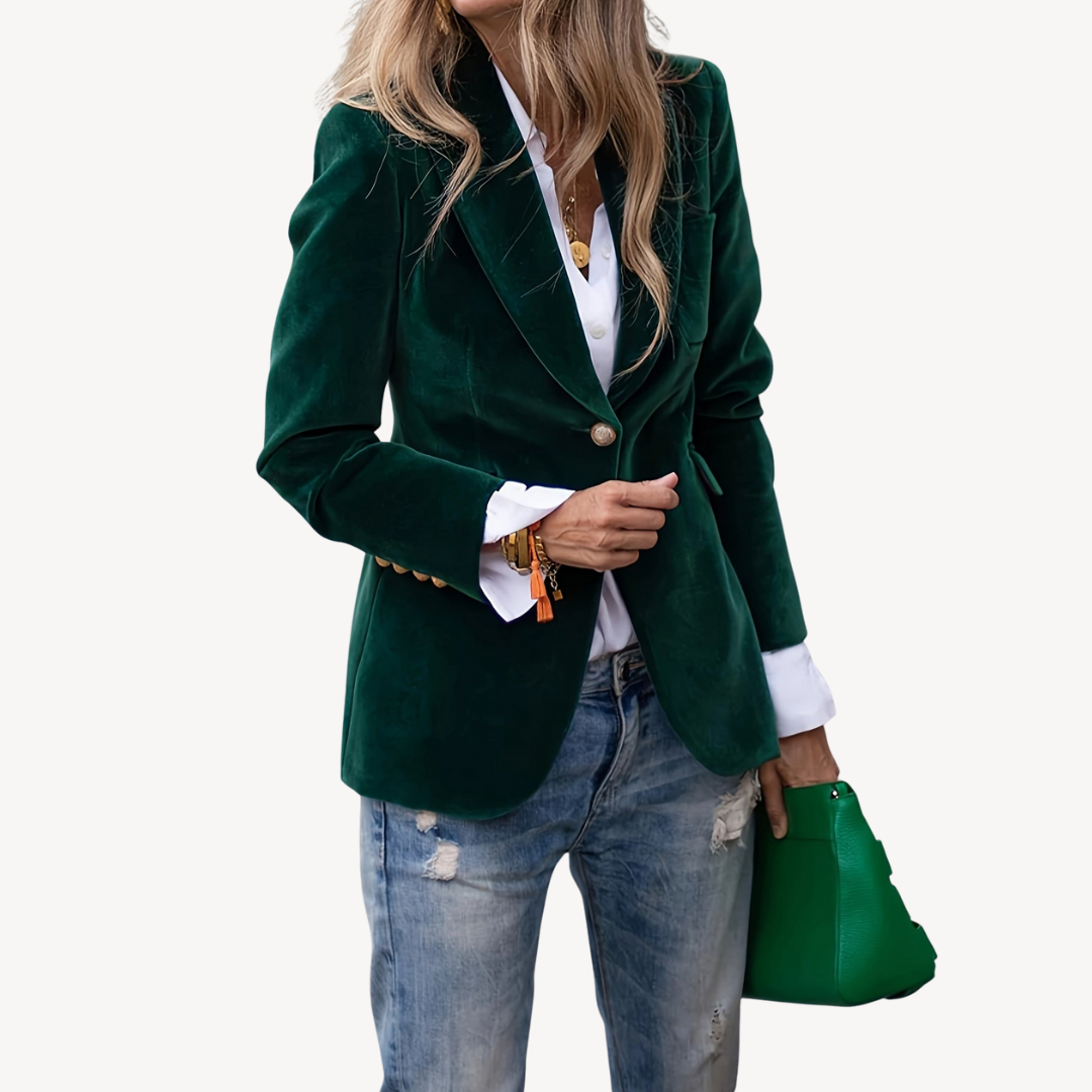 Luxurious Soft Womens Velvet Jacket