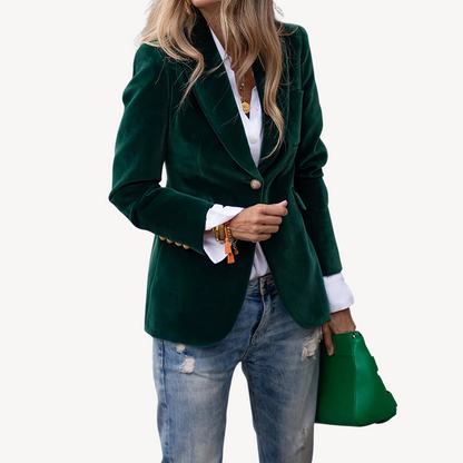Luxurious Soft Womens Velvet Jacket