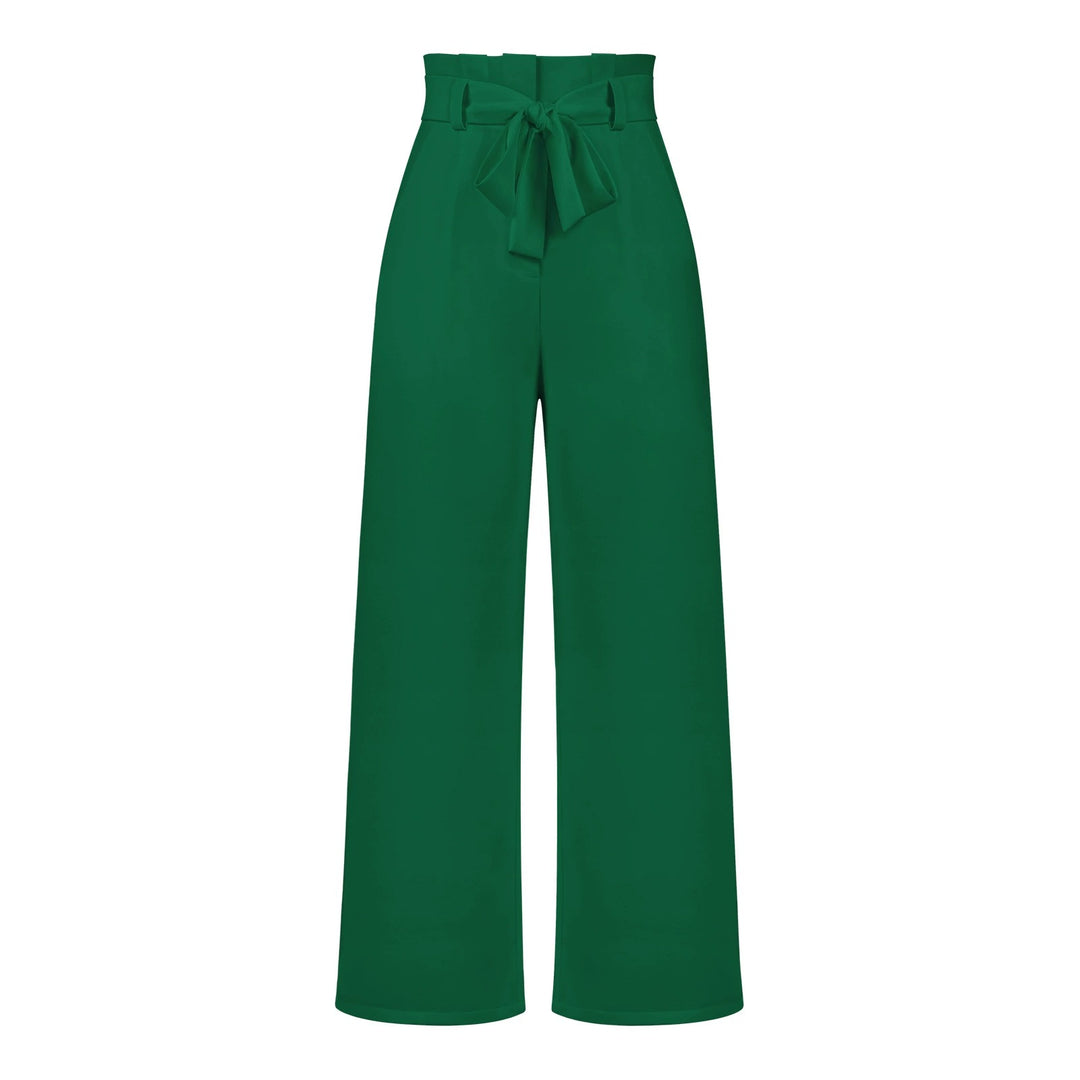 Elegant High Waisted Wide Leg Pants for Women - OutfitLondon