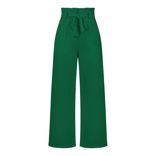 Elegant High Waisted Wide Leg Pants for Women - OutfitLondon