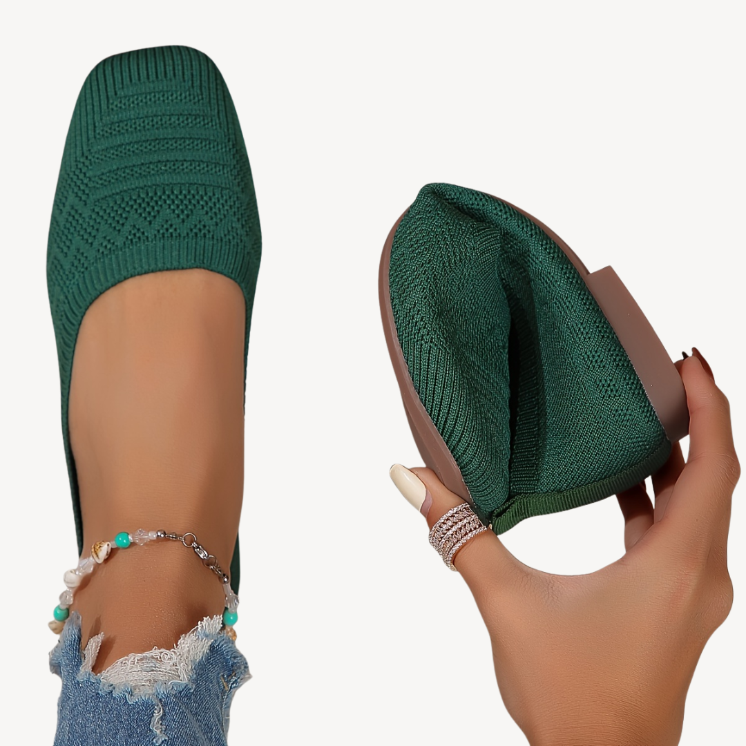 Comfortable Wide Toe Women's Flat Shoes