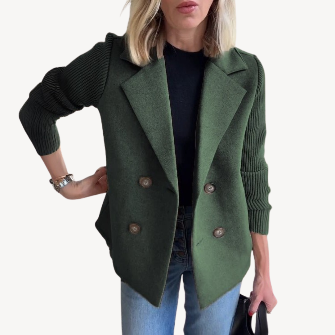 Classic Fit Wool Blazer for Women