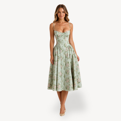 Sleeveless Mid Length Party Dress