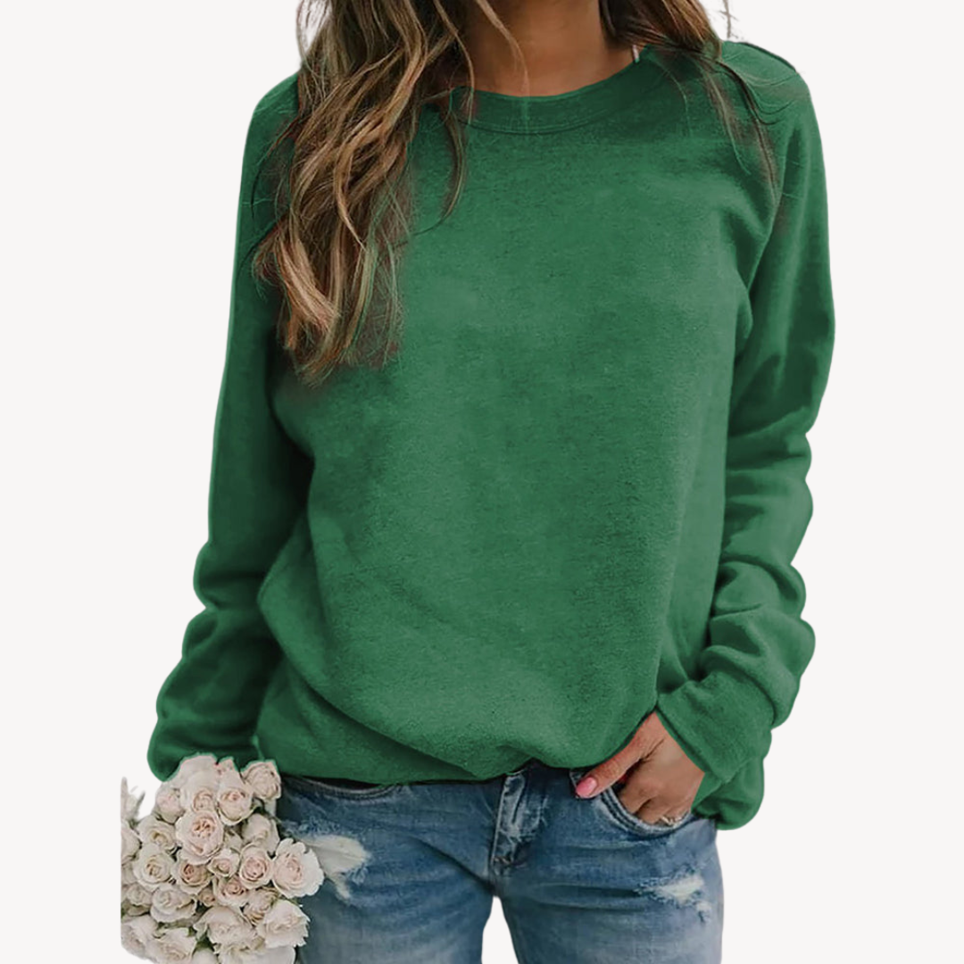 Comfortable Ladies Soft Pullover Sweatshirt