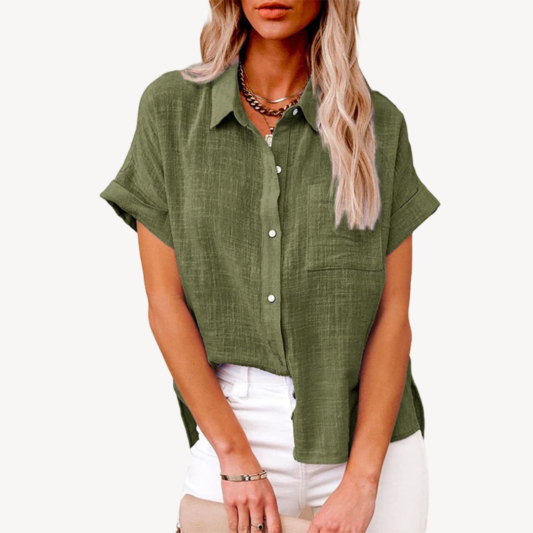 Casual Summer Linen Top