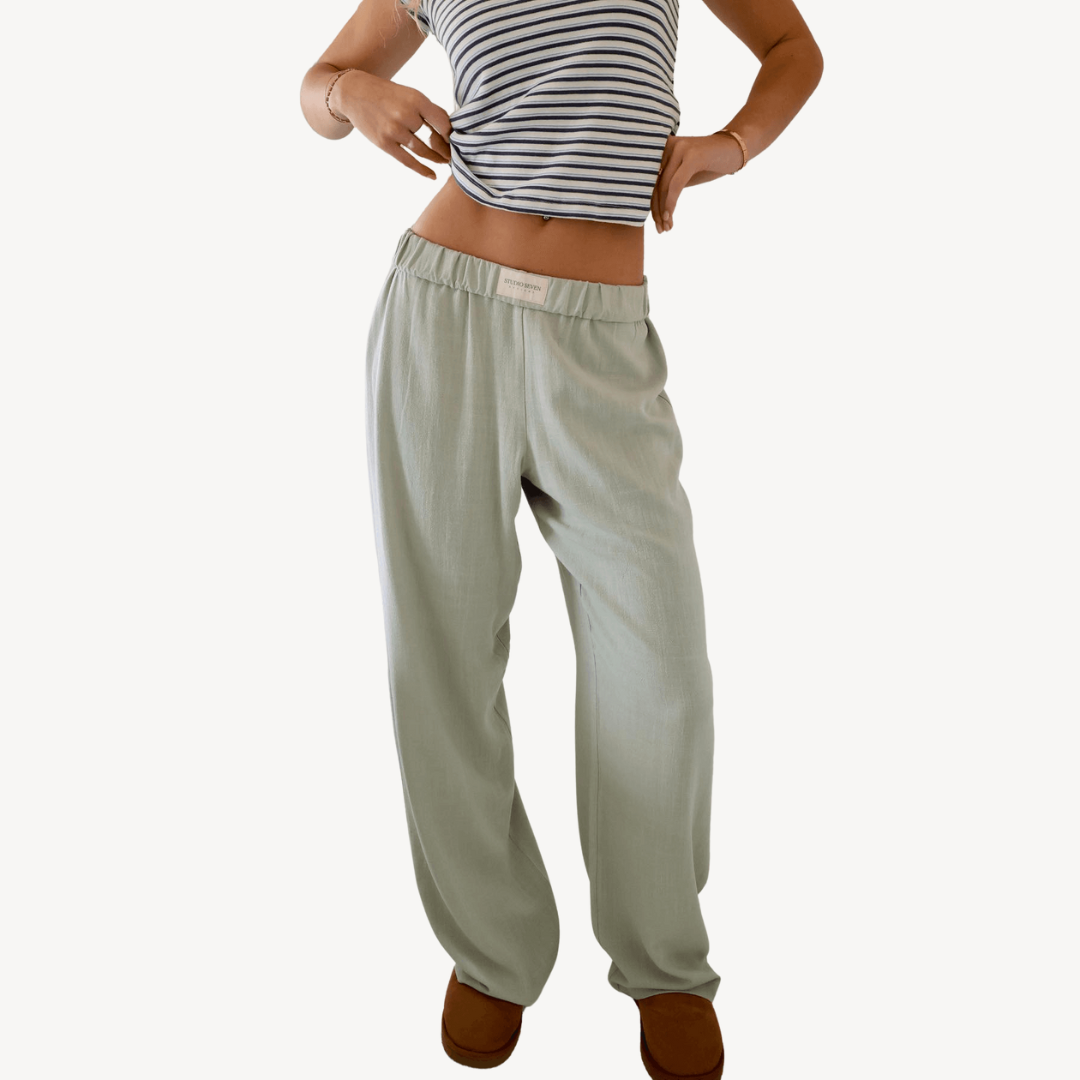 Relaxed Fit Cotton Lounge Pants