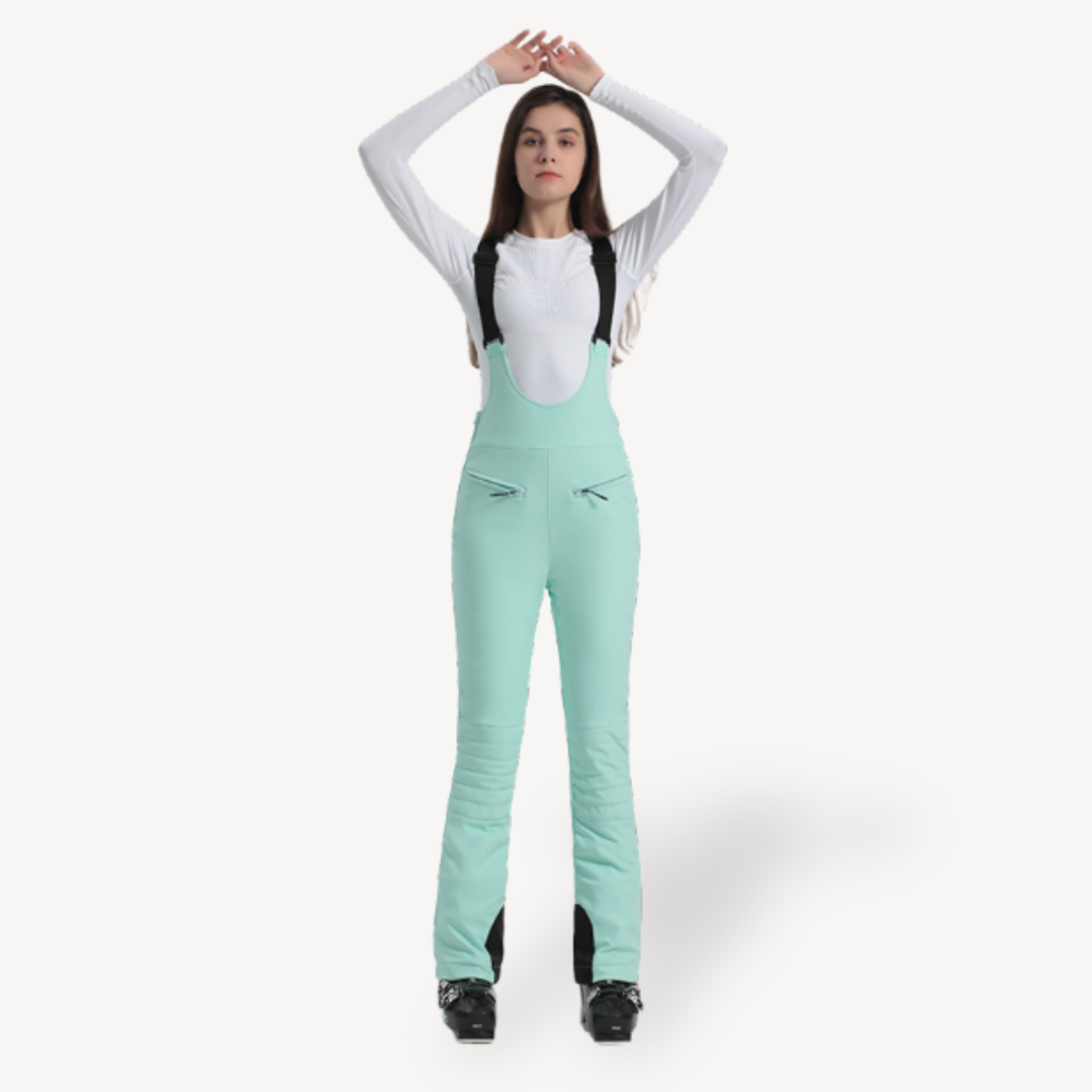 Ladies Snow Pants Bib Overalls
