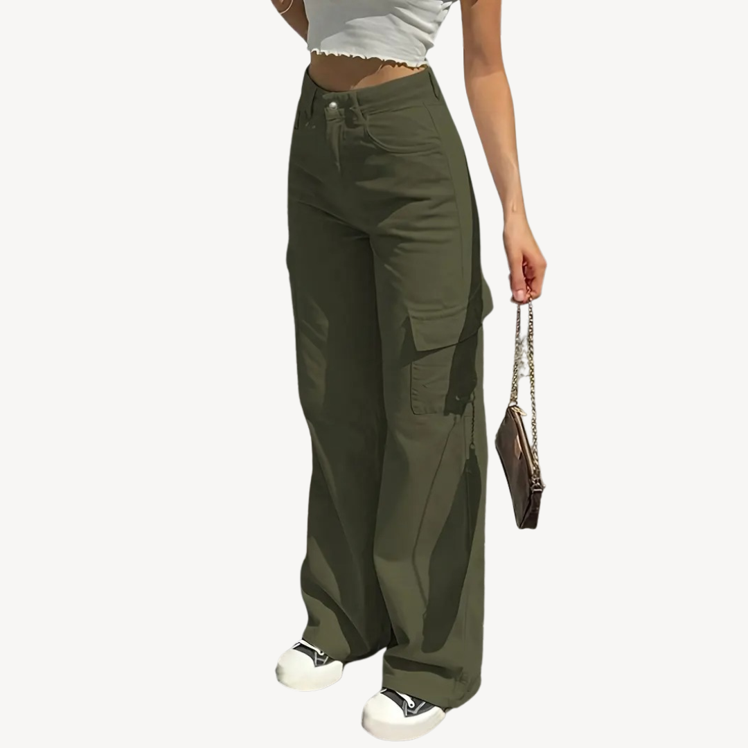 Ladies Comfortable Cargo Trousers