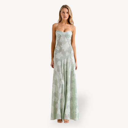 Pretty Flower Long Summer Dress