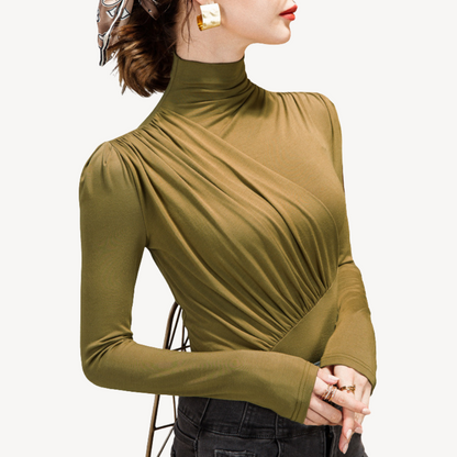 Flared Long Sleeve Blouse for Ladies