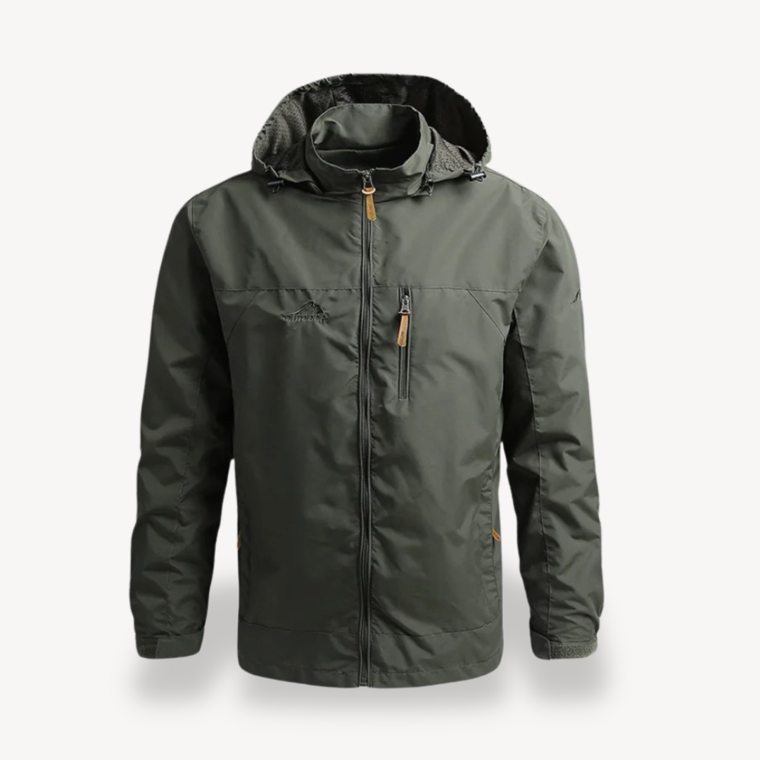 Waterproof Mens Hooded Rain Jacket Coat