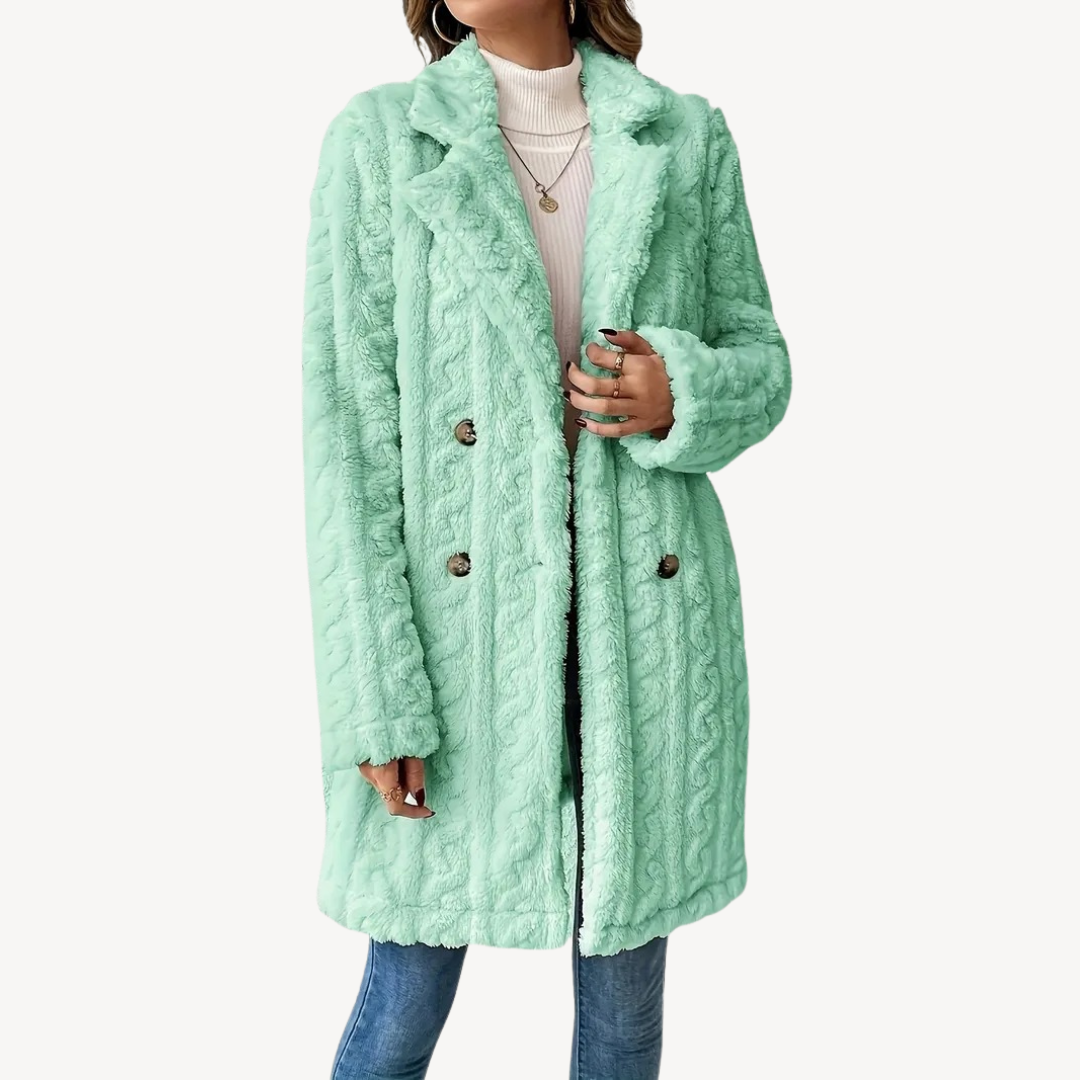 Luxurious Fake Fur Winter Coat