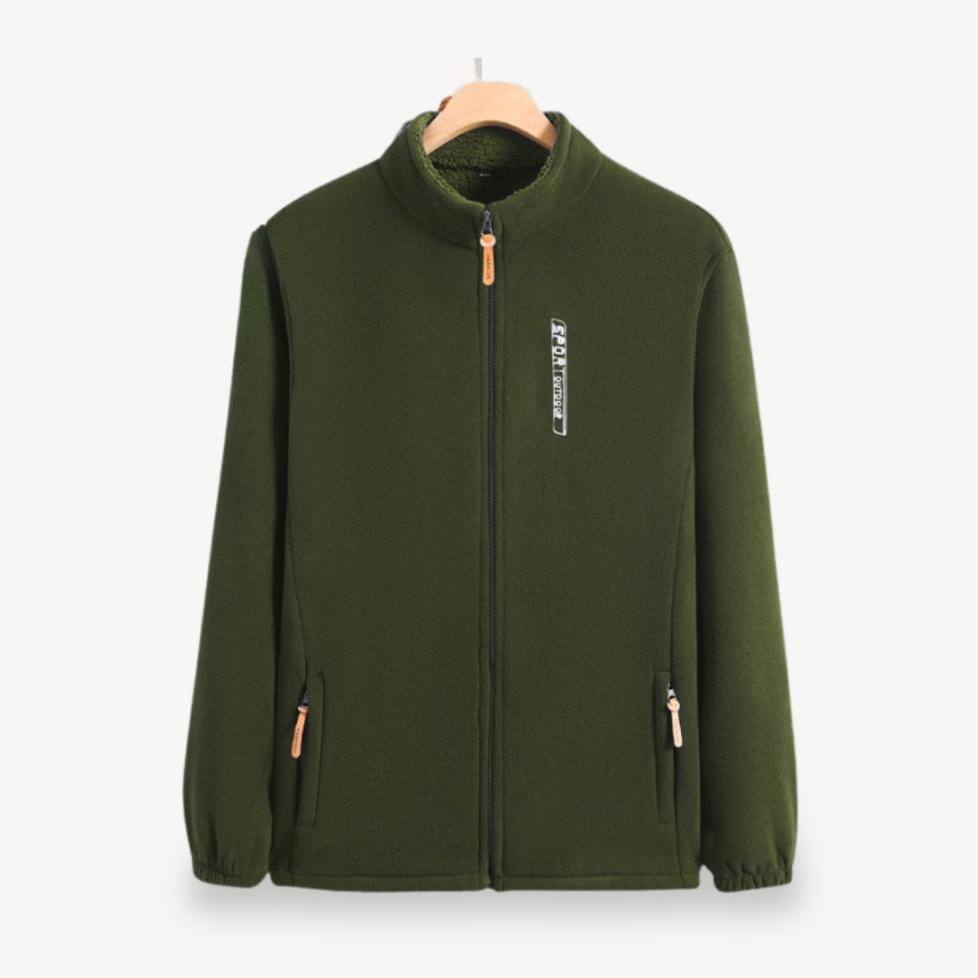 Warm Mens Fleece Zip Up Jacket