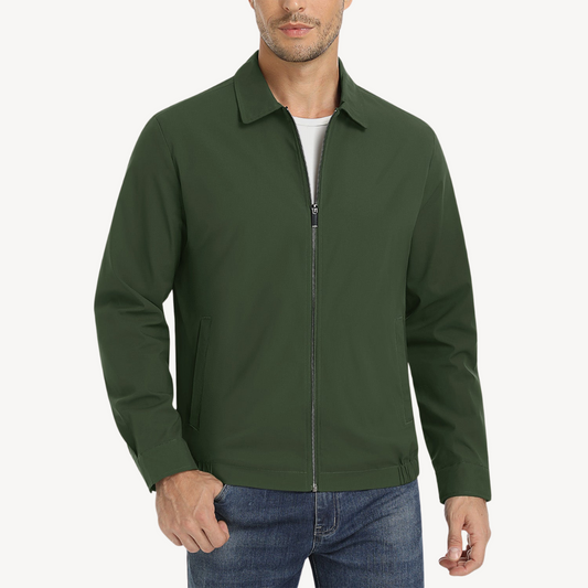 Waterproof Mens Zip Up Jacket with Pockets - OutfitLondon