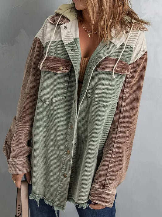 Retro Textured Cold Weather Coat - OutfitLondon