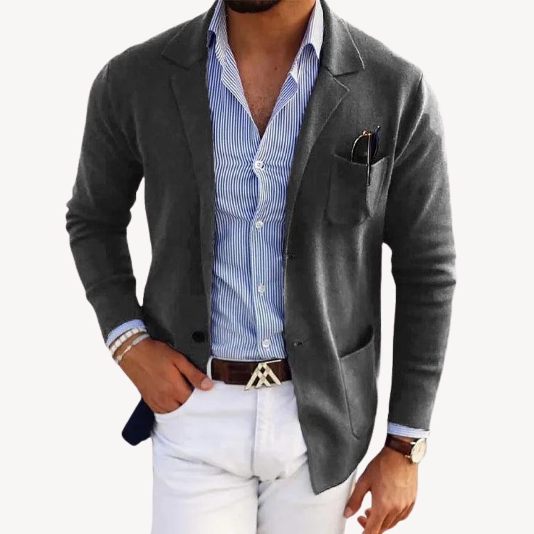 Classic Fit Men's Knit Jacket