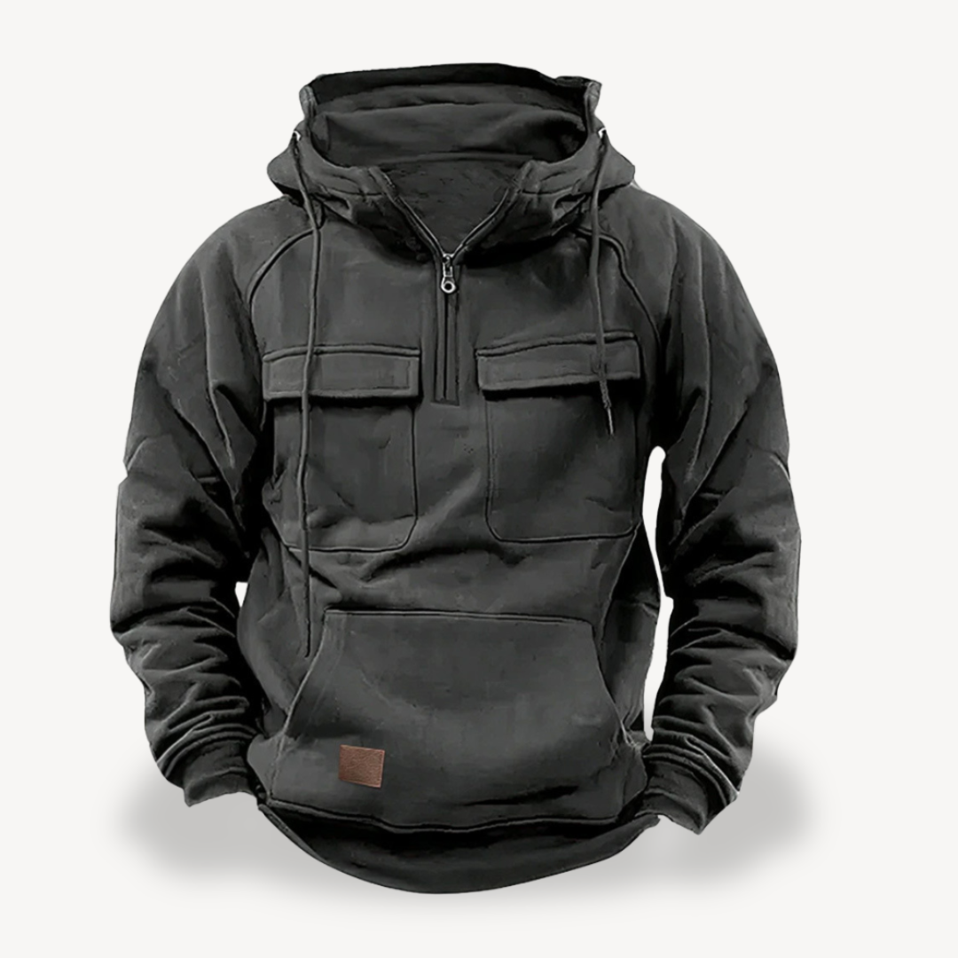 Warm Mens Fleece Hooded Jacket