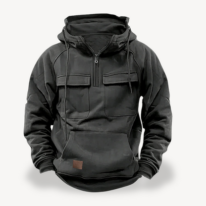 Warm Mens Fleece Hooded Jacket