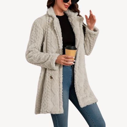 Luxurious Fake Fur Winter Coat